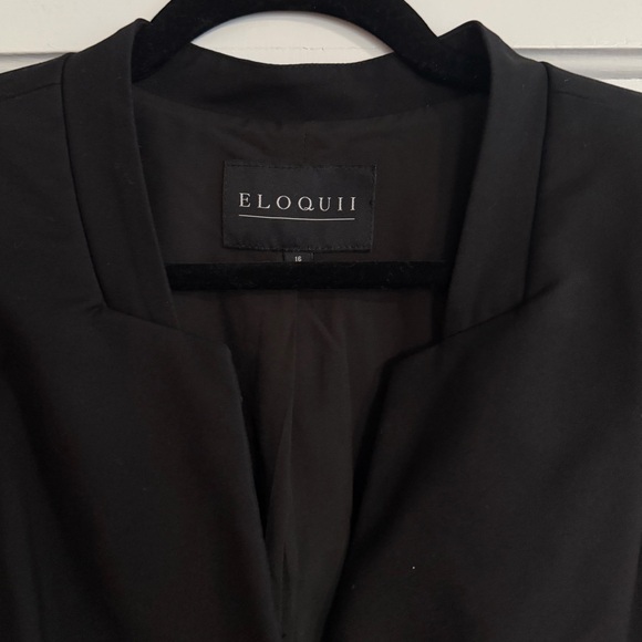 Eloquii Classic Black Blazer - Picture 3 of 8